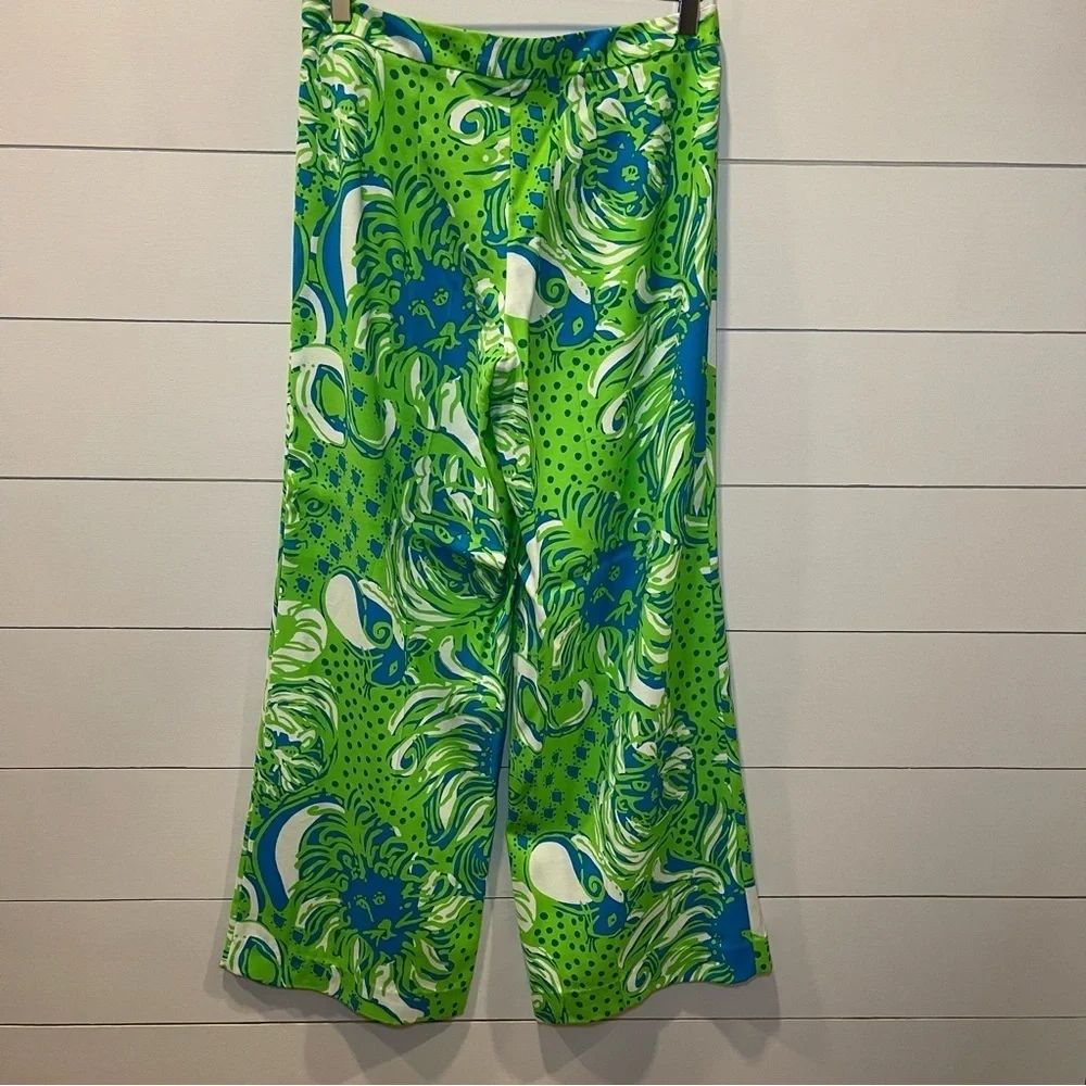 Lilly Pulitzer Bianca Wide Leg Palazzo Pant Womens Size 4 - Picture 6 of 9